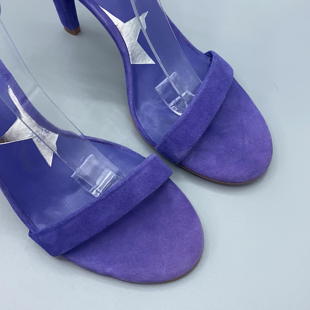 Gianni Bini Ella Quent Violet Vibes Suede Sandals - Picture 6 of 10